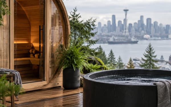Illustrative editorial photo for Seattle contrast therapy