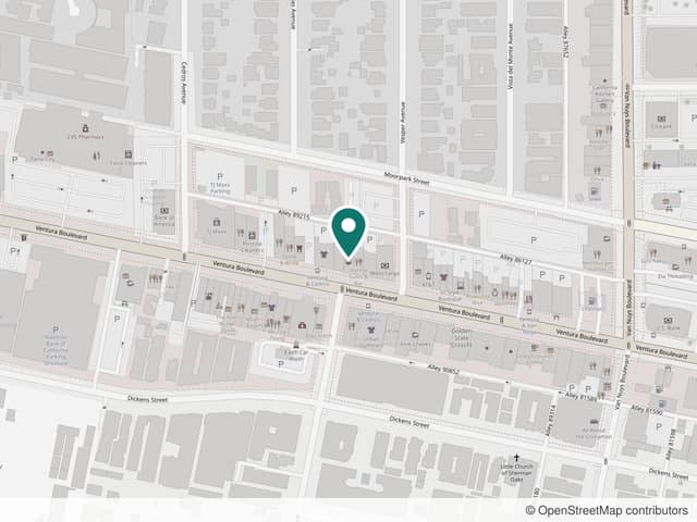 Map showing Pure Recovery (Sherman Oaks) in Sherman Oaks, Los Angeles